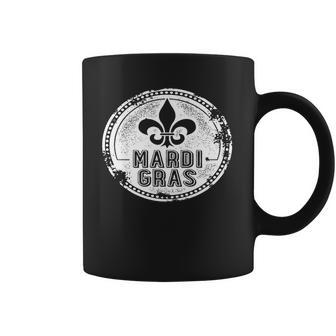 Vintage Mardi Gras New Orleans Logo Coffee Mug | Favorety DE