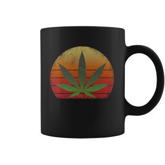 Vintage Marijuana Weed Sunset Coffee Mug | Favorety AU