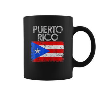 Vintage Puerto Rico Puerto Rican Flag Pride Gift Coffee Mug | Favorety AU