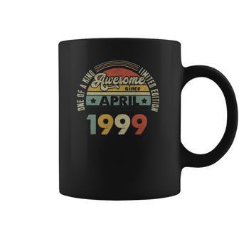 Vintage Retro April 1999 22Nd Birthday Gift 22 Years Old Coffee Mug | Favorety DE