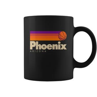 Vintage Retro Phoenix Arizona Basketball Logo Coffee Mug | Favorety