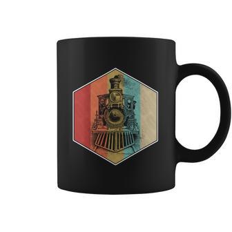 Vintage Retro Train Steam Engine Locomotive Trainspotting Gift Graphic Design Printed Casual Daily Basic Coffee Mug | Favorety UK