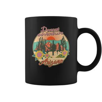 Vintage Retro Travel Arizona Desert Adventure Emblem Coffee Mug | Favorety CA