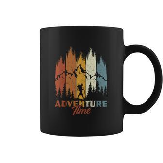 Vintage Style Hiking Camping Adventure Time Camping Gifts Coffee Mug | Favorety CA