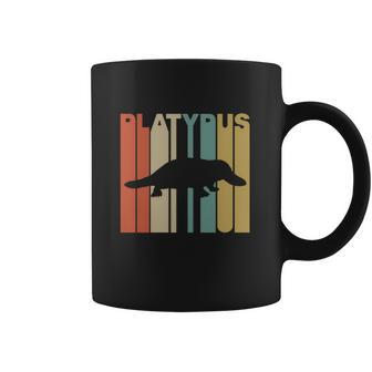 Vintage Style Platypus Silhouette T-Shirt Coffee Mug | Favorety UK