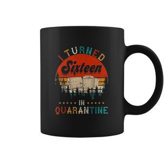 Vintage I Turned Sixteen 16Th Birthday Celebration In Social Distancing Coffee Mug | Favorety CA