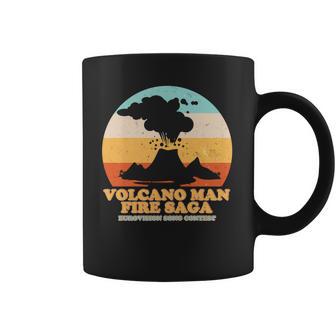 Vintage Volcano Man Fire Saga Eurovision Song Contest Coffee Mug | Favorety UK