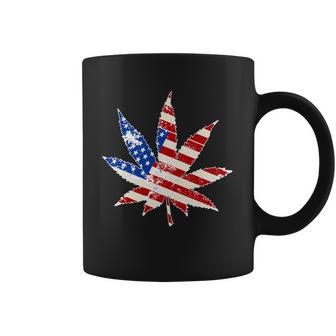 Vintage Weed American Flag 420 Coffee Mug | Favorety CA