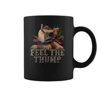 Walleye Fishing Funny Quote Feel The Thump Coffee Mug | Favorety AU