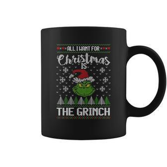 All I Want For Christmas Is The Grinch Coffee Mug | Favorety UK