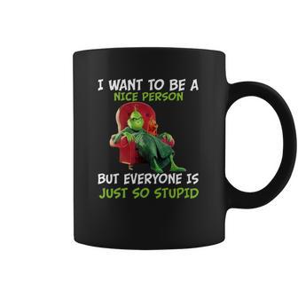 I Want To Be A Nice Person Coffee Mug | Favorety UK