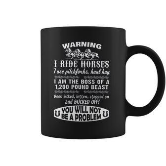 Warning I Ride Horses New Trend Coffee Mug | Favorety CA