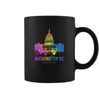 Washington Dc Skyline Watercolor Souvenirs Gifts Us Capitol Coffee Mug | Favorety UK