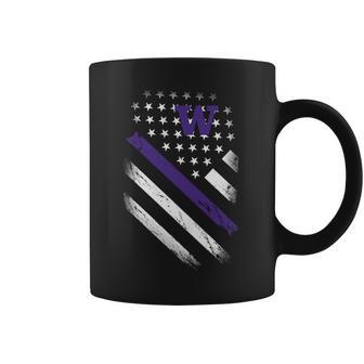 Washington Huskies American Flag Coffee Mug | Favorety CA