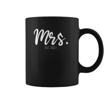 Wedding Matching Gifts Mrs Est 2021 Bridal Gift Bride Coffee Mug | Favorety