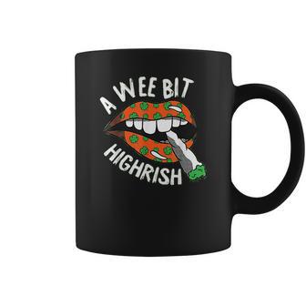 A Wee Bit Irish St Patricks Day Funny Thc Stoner Gifts Coffee Mug | Favorety AU