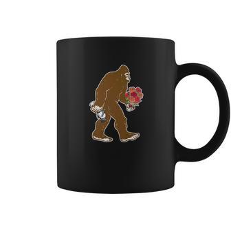 Weed Cannabis Funny Marijuana Bong Bigfoot Roses Gift Coffee Mug | Favorety DE