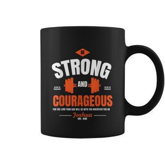 Weight Lifting Joshua 1 9 Christian Design Coffee Mug | Favorety UK