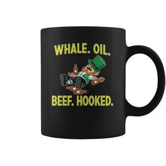 Whale Oil Beef Hooked Funny St Patricks Day Coffee Mug | Favorety UK