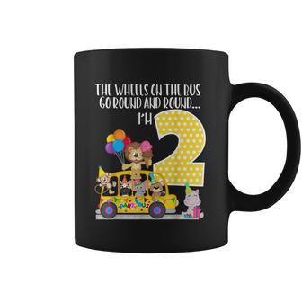 The Wheels On The Bus 2Nd Birthday 2 Yrs Old Family Matching Coffee Mug | Favorety AU