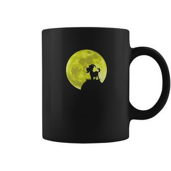 Wild Goat Lover Yellow Moon Dark Forest Funny Gift Coffee Mug | Favorety CA