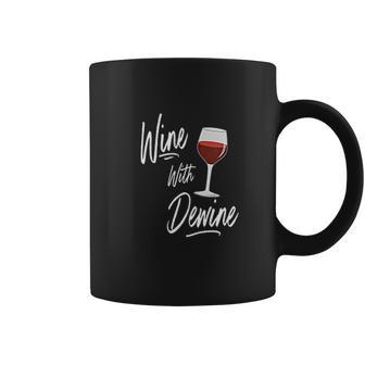 Wine With Dewine Drinking Game Coffee Mug | Favorety UK