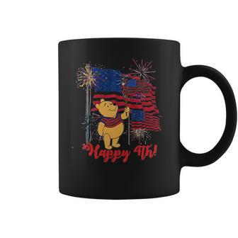 Winnie The Pooh Happy 4Th July American Flag Coffee Mug | Favorety UK