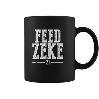 Wishful Inking Football Fans Feed Zeke Vintage Coffee Mug | Favorety