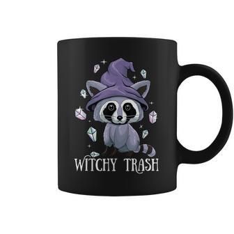 Witchy Trash Raccoon Halloween Witchcraft Witch Pastel Goth Coffee Mug | Favorety UK