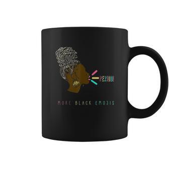 Women More Black Emojis Black Excellence Childissh Equality Coffee Mug | Favorety UK