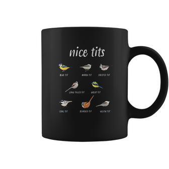 Womens Nice Tits Funny Bird Watching Christmas Gift Birder Men Dad Coffee Mug | Favorety