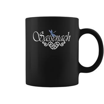 Womens Sassenach T-Shirt Blue Dragonfly Outlander Amber Tee Coffee Mug | Favorety AU