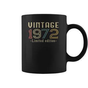 Womens Vintage 1972 50Th Birthday 50 Years Old Gift V-Neck Coffee Mug | Favorety CA