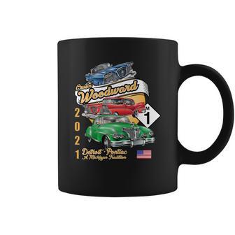 Woodward Ave M1 2021 Three Cars Coffee Mug | Favorety