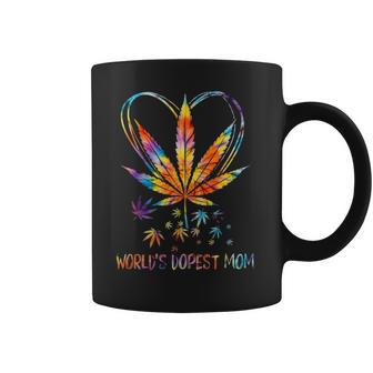 Worlds Dopest Mom Weed Leaf 420 Funny Mothers Day Coffee Mug | Favorety DE