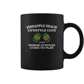 Wos Swingers Funny Upside Down Pineapple Party Gift Coffee Mug | Favorety DE