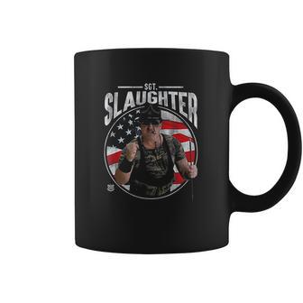 Wwe Sgt Slaughter With Flag Coffee Mug | Favorety