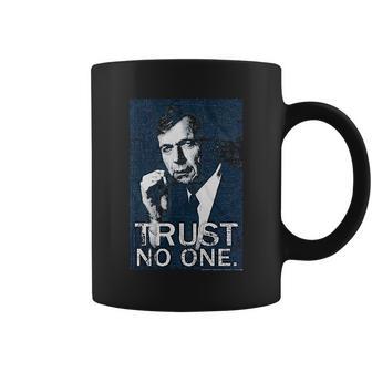 Xfiles Horror Thriller Tv Series Cigarette Smoking Man No Trust Coffee Mug | Favorety