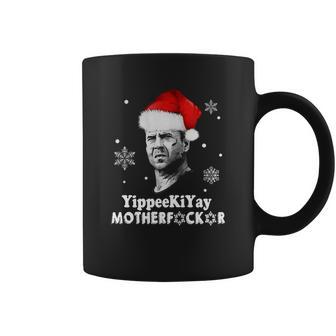 Yippeekiyay Motherfucker Christmas Coffee Mug | Favorety CA