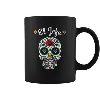 Yo Soy El Jefe Dia De Los Muertos Day Of The Dead For Men Coffee Mug | Favorety DE