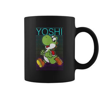 Yoshi Retro Gradient Fade Poster Coffee Mug | Favorety AU