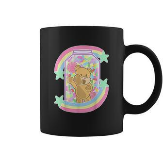 Yume Kawaii Clothing Bear In Candy Jar Pastel Goth Coffee Mug | Favorety UK