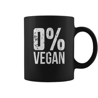 Zero Percent Vegan Funny Bbq Carnivore Meat Eater Coffee Mug | Favorety DE