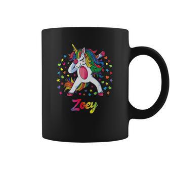 Zoey Dabbing Unicorn Coffee Mug | Favorety