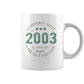 18 Years Old Bday Legend Since 2003 Vintage 18Th Birthday Coffee Mug | Favorety CA