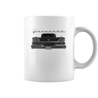 1959 Ford Fairlane Front Black Coffee Mug | Favorety