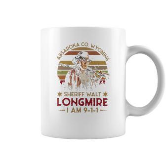 Absaroka Co Wyoming Sheriff Walt Longmire Im 911 Vintage Retro Coffee Mug | Favorety DE