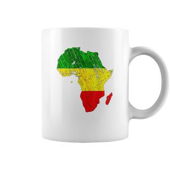 Africa Map Reggae Rasta Green Yellow Red Africa Pride Coffee Mug | Favorety