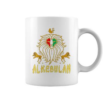 African Lion Rbg Ankh Alkebulan Kemetic Coffee Mug | Favorety AU