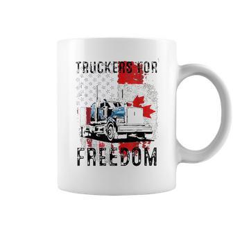 American Flag Canada Flag Freedom Awesome 2022 Gift Coffee Mug | Favorety AU